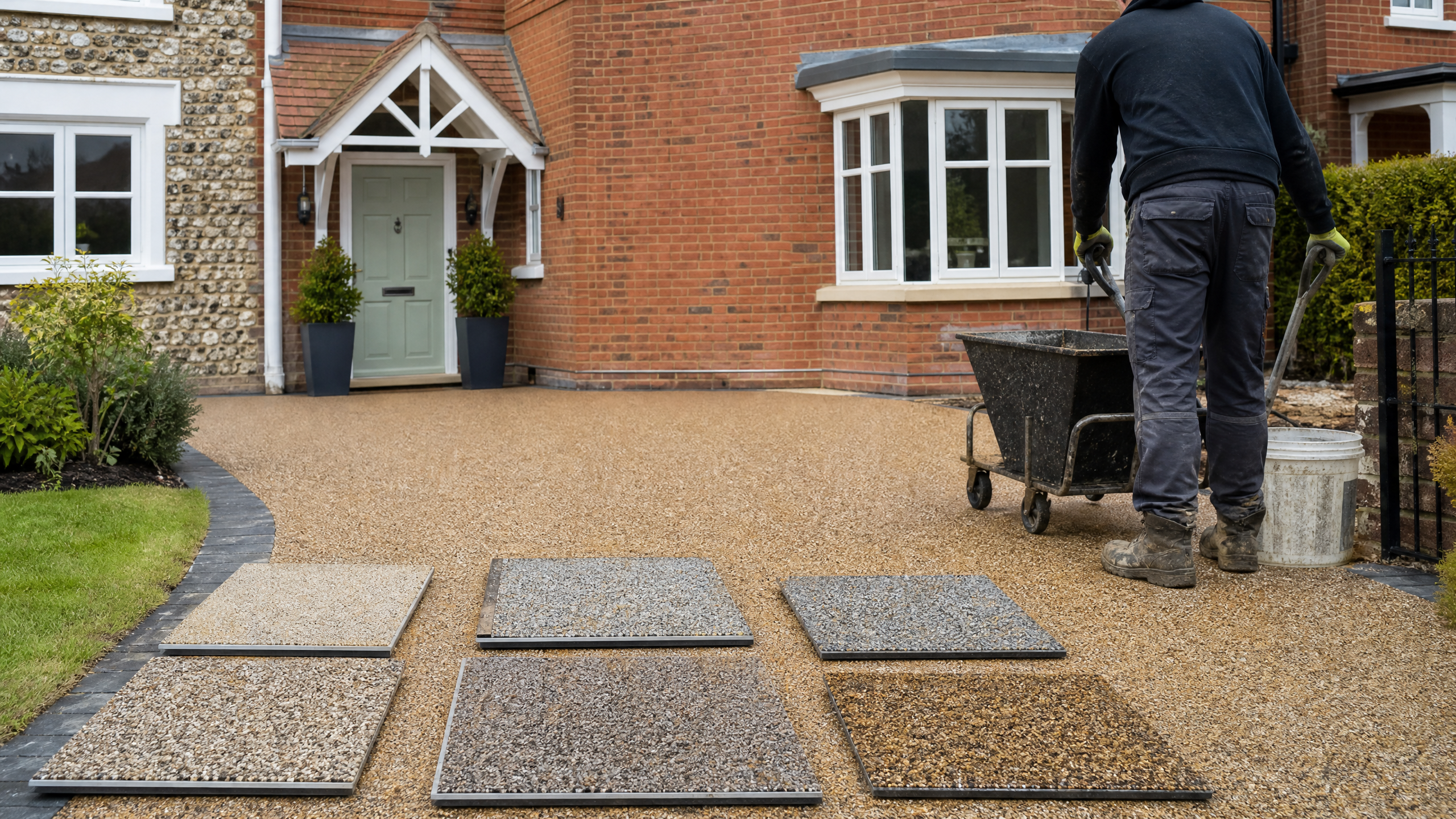 Resin Driveway Colours for Red-Brick and Ironstone Homes — specialist guide for British homeowners considering resin bound driveways