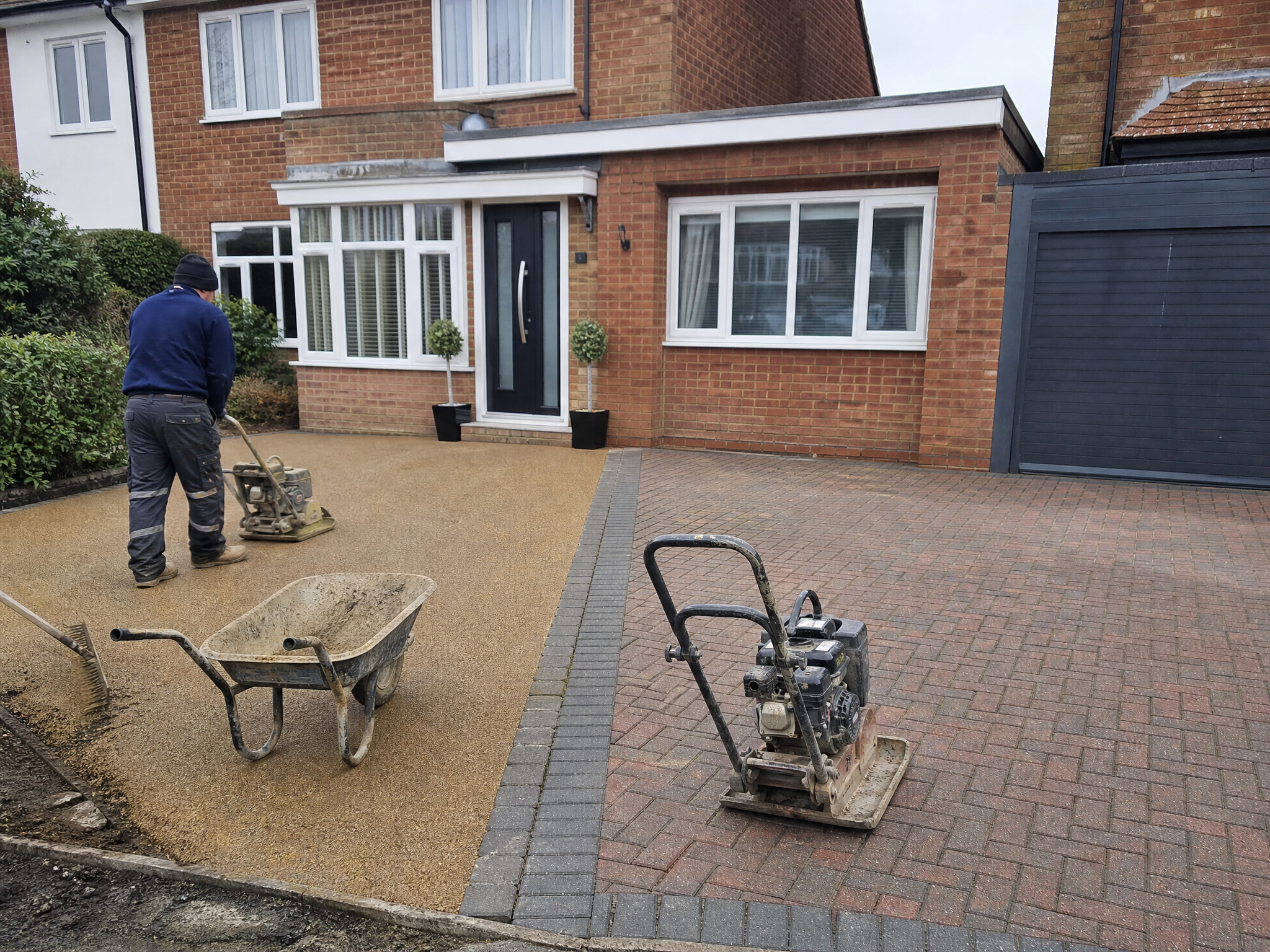 Property context showing the area relevant to resin vs block paving for kettering homes at a British home